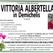 Vittoria Albertella in Demichelis di anni 66 Vittoria Albertella in Demichelis di anni 66