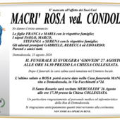 Macrì Rosa ved. Condoluci