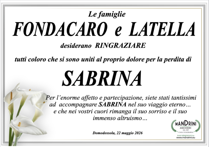 Ringraziamento