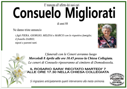 Consuelo Migliorati di anni 88