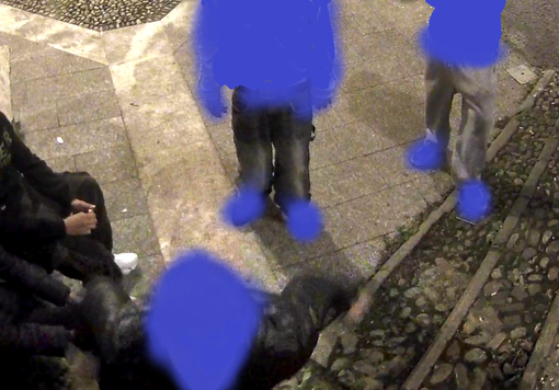 Le immagini registrate dalla telecamera Le immagini registrate dalla telecamera