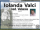 Iolanda Valci ved. Valsesia di anni 92