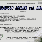Marabisso Adelina ved. Bianchi classe 1928 Marabisso Adelina ved. Bianchi classe 1928