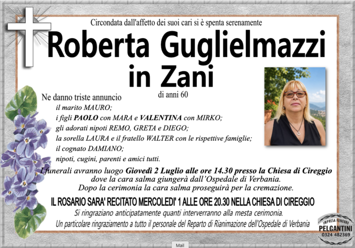 Roberta Guglielmazzi in Zani di anni 60