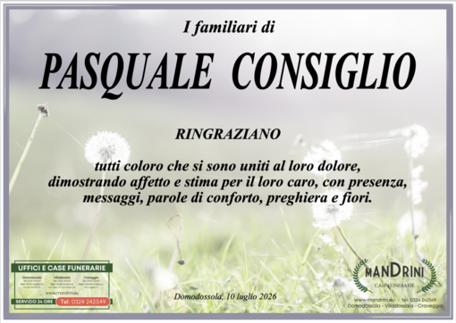 Ringraziamento Ringraziamento