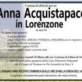 Anna Acquistapace in Lorenzone di anni 82 Anna Acquistapace in Lorenzone di anni 82