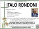 Italo Rondoni di anni 79