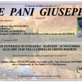 De Pani Giuseppe di anni 94 De Pani Giuseppe di anni 94