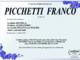Picchetti Franco di anni 75