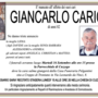Giancarlo Carigi di anni 82
