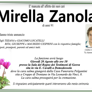 Mirella Zanola di anni 91