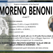 Moreno Benoni di anni 57