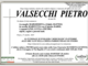 Valsecchi Pietro di anni 86 Valsecchi Pietro di anni 86