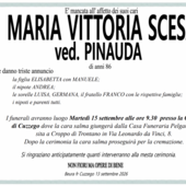 Maria Vittoria Scesa ved. Pinauda di anni 86 Maria Vittoria Scesa ved. Pinauda di anni 86