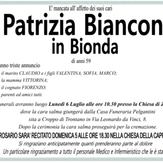 Patrizia Bianconi in Bionda di anni 59