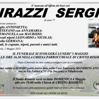 Pirazzi Sergio di anni 77