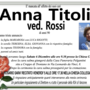 Anna Titoli ved. Rossi