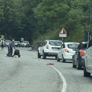 Incidente sulla 337 coinvolto un motociclista