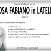 Rosa Fabiano in Latella di anni 79 Rosa Fabiano in Latella di anni 79