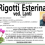 Rigotti Esterina ved. Lanti di anni 97 Rigotti Esterina ved. Lanti di anni 97