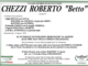 Chezzi Roberto "Betto" di anni 67