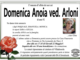 Domenica Anoia ved. Arloni di anni 92