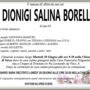 Dionigi Salina Borello di anni 84