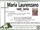 Maria Laurenzano ved. Iaria di anni 80