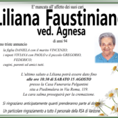 Liliana Faustiniano ved. Agnesa di anni 94 Liliana Faustiniano ved. Agnesa di anni 94
