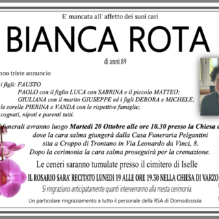 Bianca Rota di anni 89