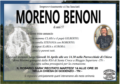 Moreno Benoni di anni 57