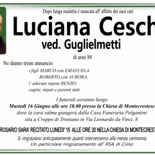 Luciana Ceschi di anni 88
