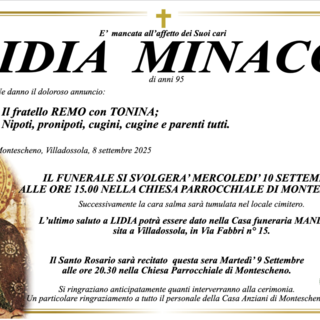 Lidia Minacci di anni 95