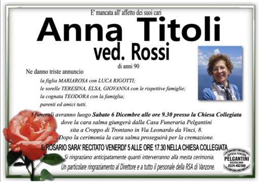 Anna Titoli ved. Rossi