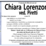 Chiara Lorenzone ved. Piretti di anni 101