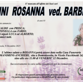 Vanni Rosanna ved. Barberi di anni 83 Vanni Rosanna ved. Barberi di anni 83