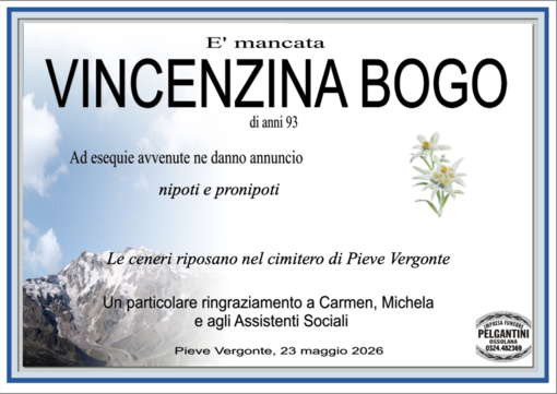 Vincenzina Bogo di anni 93 Vincenzina Bogo di anni 93