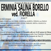 Erminia Salina Borello ved. Fiorella di anni 87 Erminia Salina Borello ved. Fiorella di anni 87