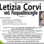 Letizia Corvi ved. Pasquadibisceglie di anni 94