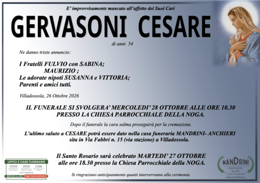 Gervasoni Cesare di anni 54 Gervasoni Cesare di anni 54