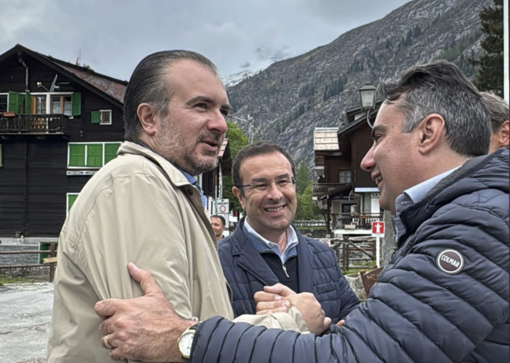 Nella foto da sinistra: Riccardo Molinari, Stefano Candiani e Alberto Preioni Nella foto da sinistra: Riccardo Molinari, Stefano Candiani e Alberto Preioni