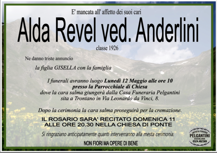 Alda Revel ved. Anderlini