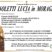 Zanoletti Lucia in Moraglia di anni 85