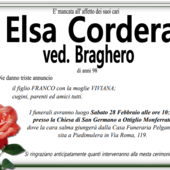 Elsa Cordera di anni 98 Elsa Cordera di anni 98