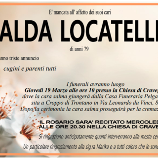 Alda Locatelli di anni 79