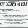 Riboni Caterina ved. Peris di anni 93
