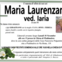 Maria Laurenzano ved. Iaria di anni 80 Maria Laurenzano ved. Iaria di anni 80