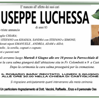 Giuseppe Luchessa 83 anni