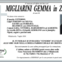 Migliarini Gemma in Zani di anni 86