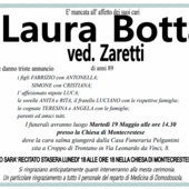 Laura Botta ved. Zaretti di anni 89